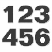 Mülltonnen in Schwarz und Weiß Aufkleber (Vorderseite)