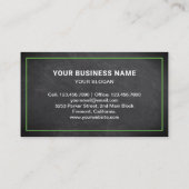 Mülltransporter Visitenkarte (Rückseite)