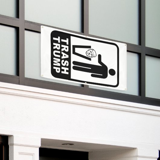 Mülltrump Banner (Äußeres Gebäude)