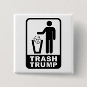 Mülltrump Button (Vorderseite)