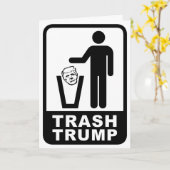 Mülltrump Karte (Gelbe Blume)