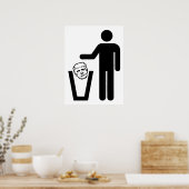 Mülltrump Poster (Küche)