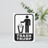 Mülltrump Postkarte (Stehend Vorderseite)