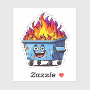 Müllverbrennungsanlage Aufkleber