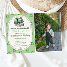 Müllwagen 1. Geburtstag Party Foto