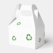 Müllwagen 1. Geburtstag Party Geschenkschachtel (Rückseite)