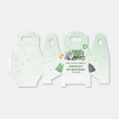 Müllwagen 1. Geburtstag Party Geschenkschachtel (Ungefaltet)