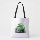 Müllwagen Cartoon Tasche (Vorderseite)