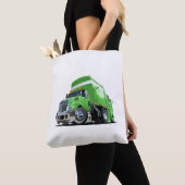 Müllwagen Cartoon Tasche (Von Nahem)