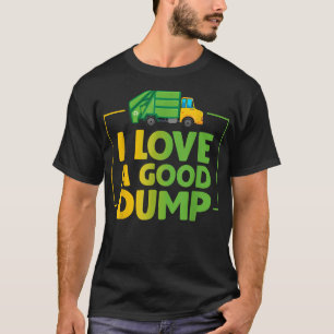 Müllwagen Funny I Liebe Ein guter Sprung T-Shirt