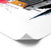 Müllwagen für Trump Poster (Ecke)