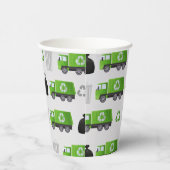 Müllwagen - Geburtstag Pappbecher (Rechts)