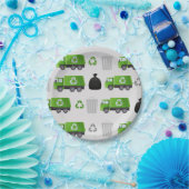 Müllwagen - Geburtstag Pappteller (Party)