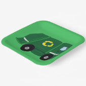 Müllwagen Geburtstagspartikelplatte Pappteller (Gewinkelt)