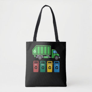Müllwagen Kids Boys Recycelnd LKW Tasche