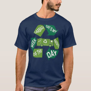Müllwagen Müllwagen Mülldeponie Müllcontainer Müll T-Shirt
