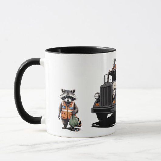 Müllwagen Panda Tasse (Links)
