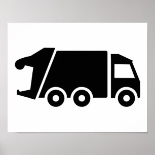 Müllwagen Poster