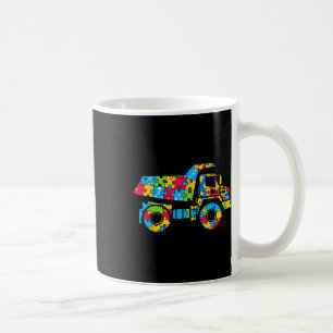 Müllwagen Puzzle Autismus-Bewusstsein Autistische Kaffeetasse
