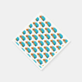 Müllwagen und Müll können Party töten Serviette (Ecke)