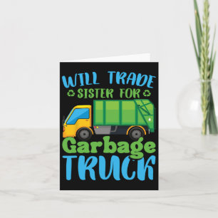 Müllwagen zum Tag der Erde Gerecycelt Kleinwagenwa Karte