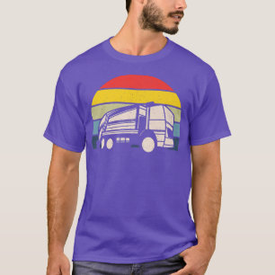Müllwagenfahrer sammelt Vintage-Müll T-Shirt