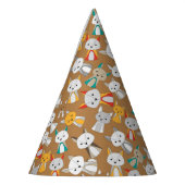 Multcolor Fox-Cartoon Partyhütchen (Links)