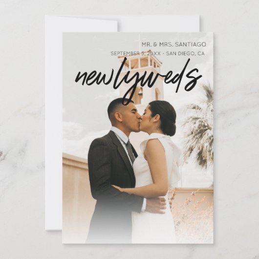 Multi-3-Foto-Neuankündigung - Schwarz Einladung (Vorderseite)