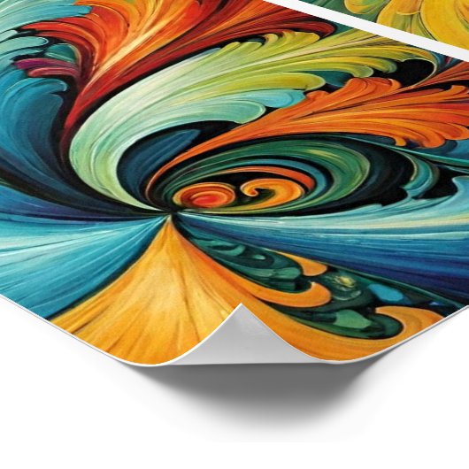 Multi-Abstrakt Poster (Ecke)