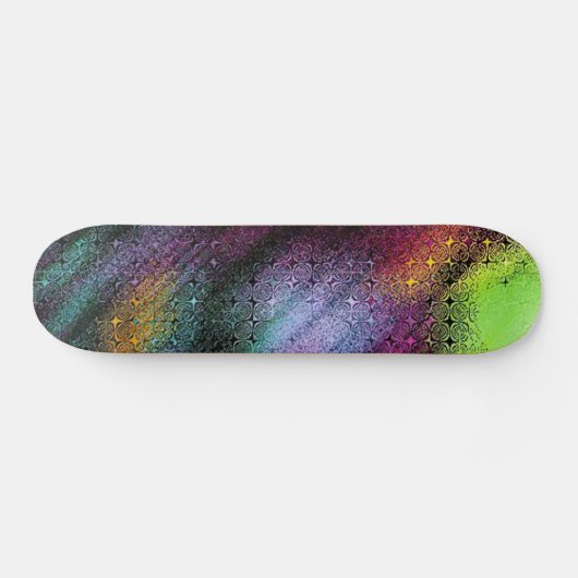 Multi-Abstrakt-psychedelisches Design Skateboard (Horizontal)