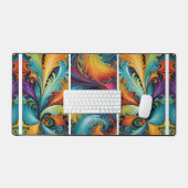 Multi-Abstrakt Schreibtischunterlage (Tastatur & Maus)