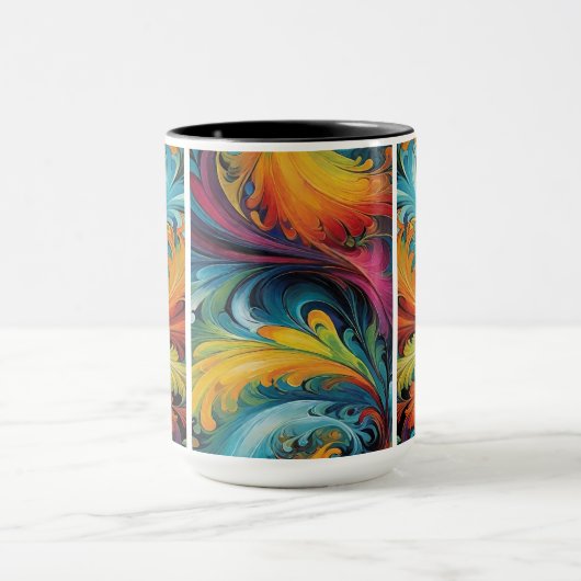 Multi-Abstrakt Tasse (Zentrum)