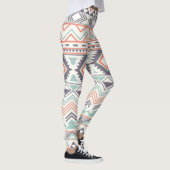 Multi Aztec Pastel Frauen Leggings (Rechts)