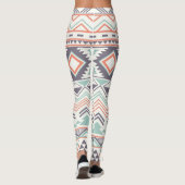 Multi Aztec Pastel Frauen Leggings (Rückseite)