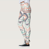 Multi Aztec Pastel Frauen Leggings (Links)