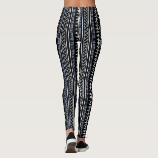 Multi Aztec Print Women's Leggings (Rückseite)