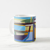 Multi blaue Kaffee-Tasse Kaffeetasse (Vorderseite Links)