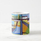 Multi blaue Kaffee-Tasse Kaffeetasse (Mittel)