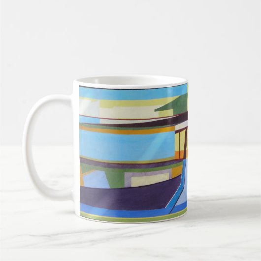 Multi blaue Kaffee-Tasse Kaffeetasse (Links)
