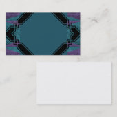 Multi Blue Design Business Card Visitenkarte (Vorne/Hinten)
