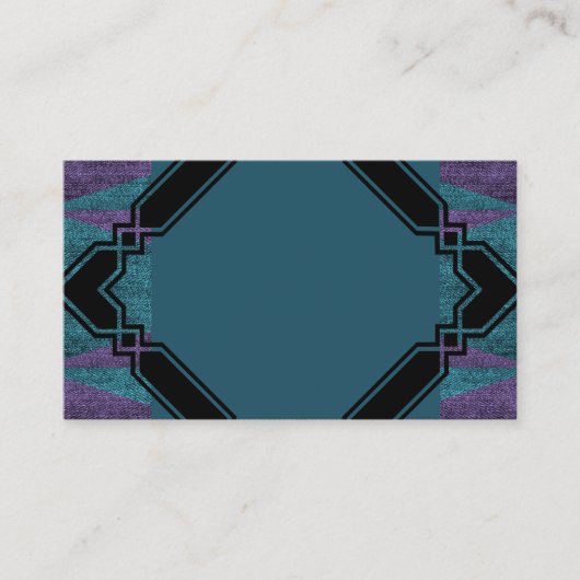 Multi Blue Design Business Card Visitenkarte (Vorderseite)