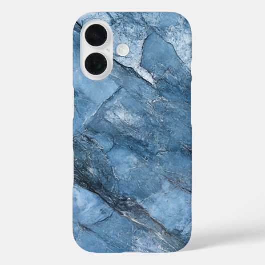 Multi Blue Granit Case-Mate iPhone Hülle (Rückseite)