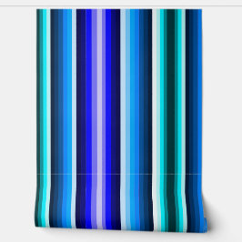 Multi Blue Stripe Tapete
