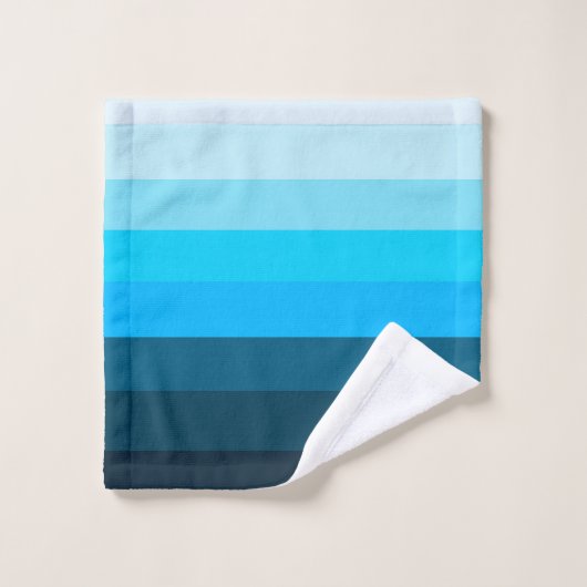 Multi-Blues-Badetuch-Set Badhandtuch Set (Waschlappen)