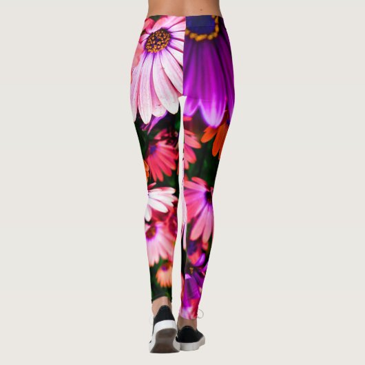 Multi-Blume Leggings (Rückseite)