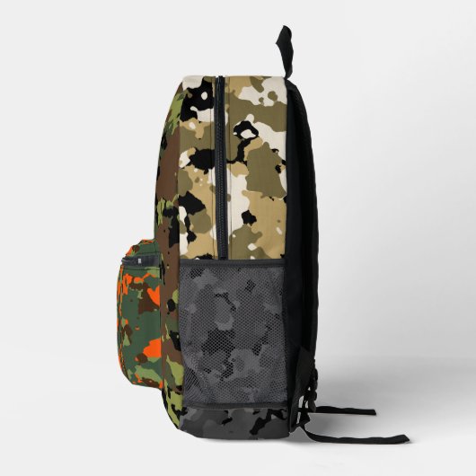 Multi-Camouflage Bedruckter Rucksack (Rechts)