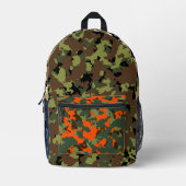 Multi-Camouflage Bedruckter Rucksack (Vorderseite)