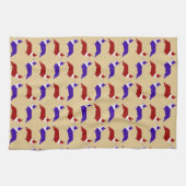 Multi Cardigan Corgi Geschirrtuch (Horizontal)