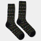 Multi Christmas Lights Socken (Rechts)