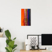 Multi-color Abstract Stripes Poster (Heimbüro)